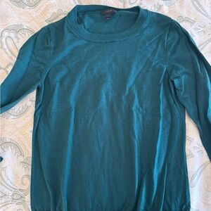 J.Crew Teal Long Sleeve Cashmere Sweater